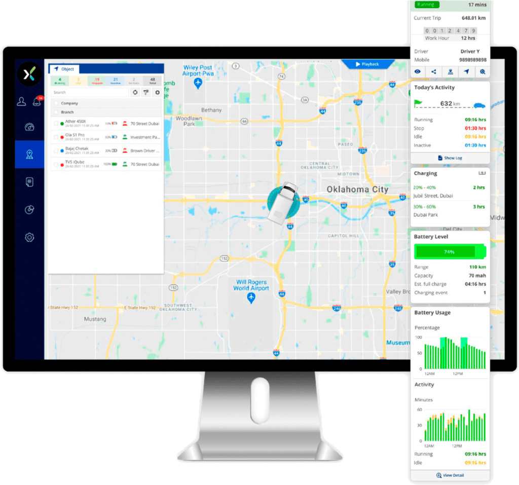 Electric fleet management platform - Dhemax